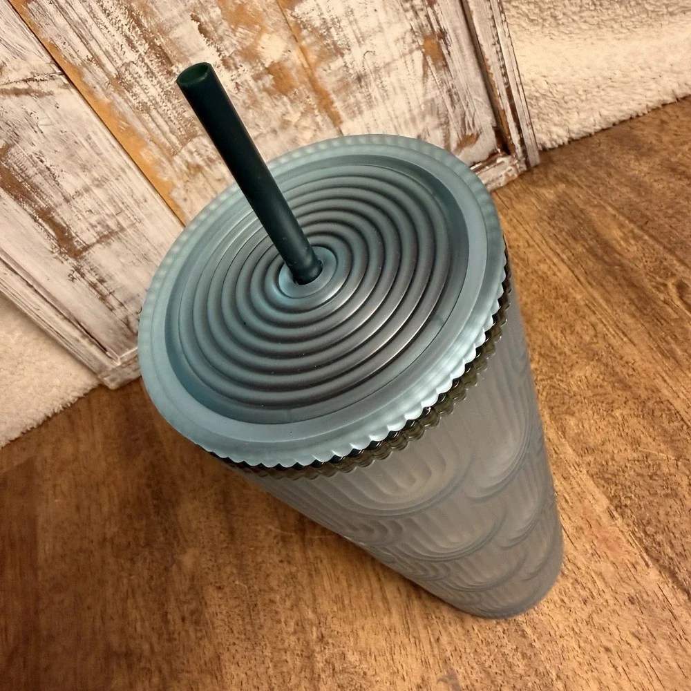 Starbucks 2024 Anniversary Soft‎ Touch Mint Green Venti Tumbler 24oz Mermaid